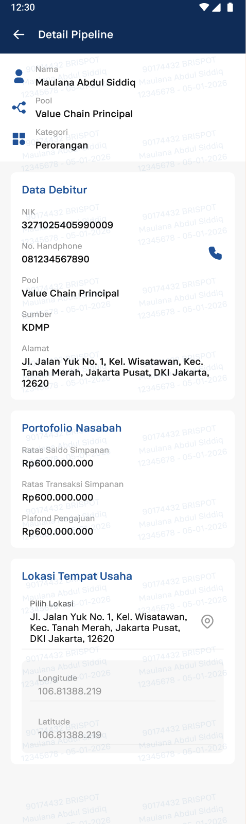 Tampilan Grab Disabled di aplikasi mobile